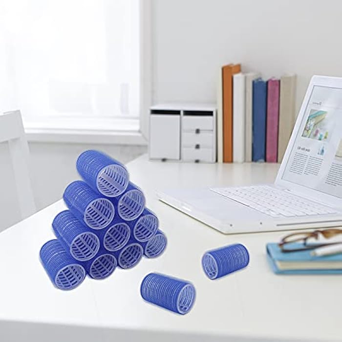 12 Pieces Hair Rollers Set, Self Holding Rollers Salon Hairdressing Curlers DIY Curling Tool Hair Curlers Rollers Tools for Men Kids Women (40 mm) - Image 5